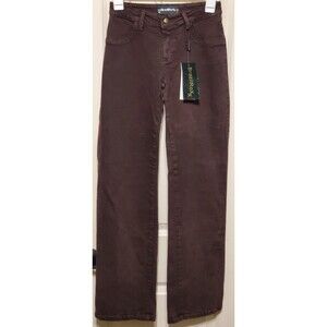 BrazilRoxx Embellished Embroidered Jeans BR 38/US 2 Brown - NEW With Tags